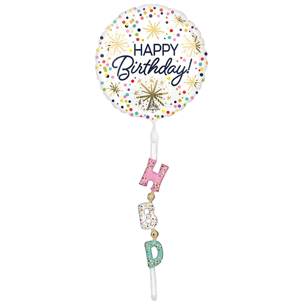 Airwalker Tail Confetti Sprinkle Birthday